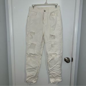 SHEIN White Mom Jean